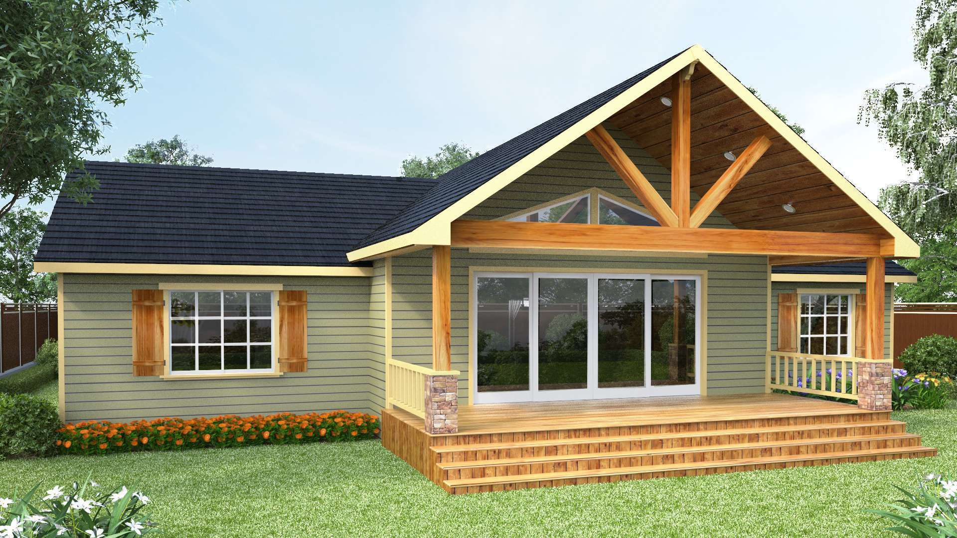 Tumble Creek Cabin Plan | Reality Homes Inc